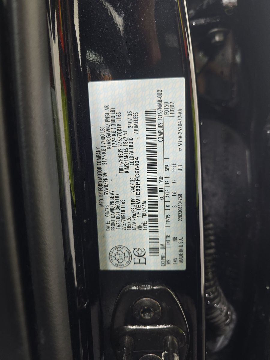 2023 Ford F-150 Tremor AWD