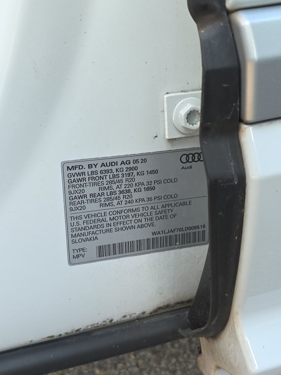 2020 Audi Q7 2.0T Premium Plus AWD