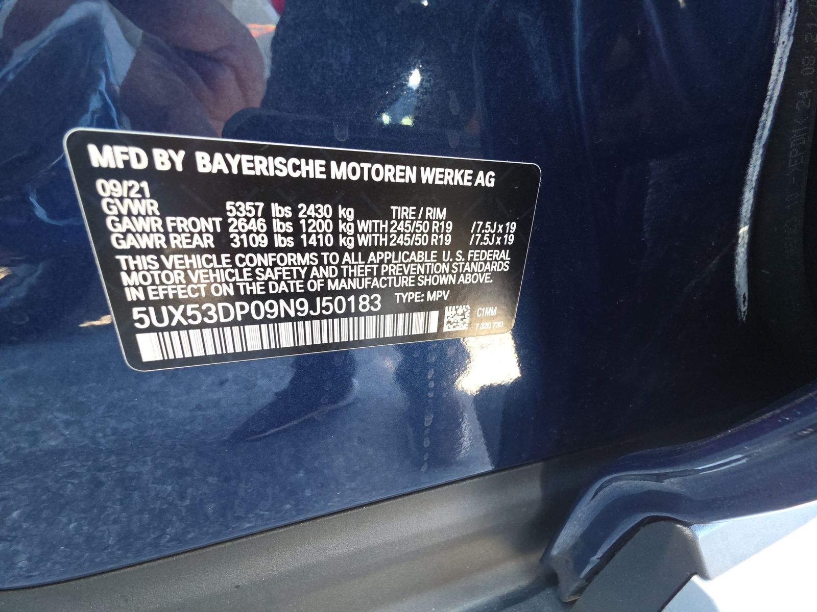 2022 BMW X3 xDrive30i AWD