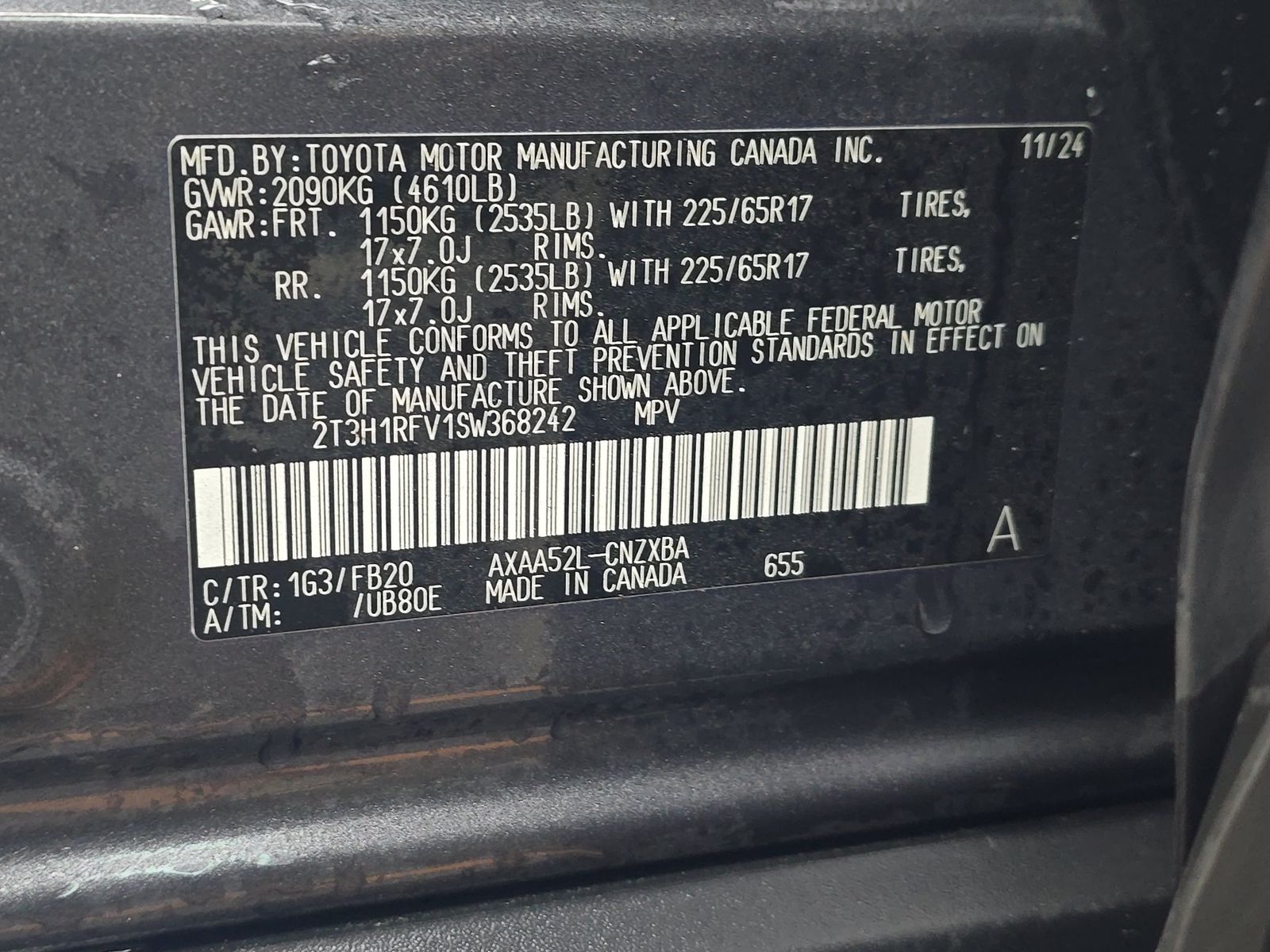 2025 Toyota RAV4 LE FWD