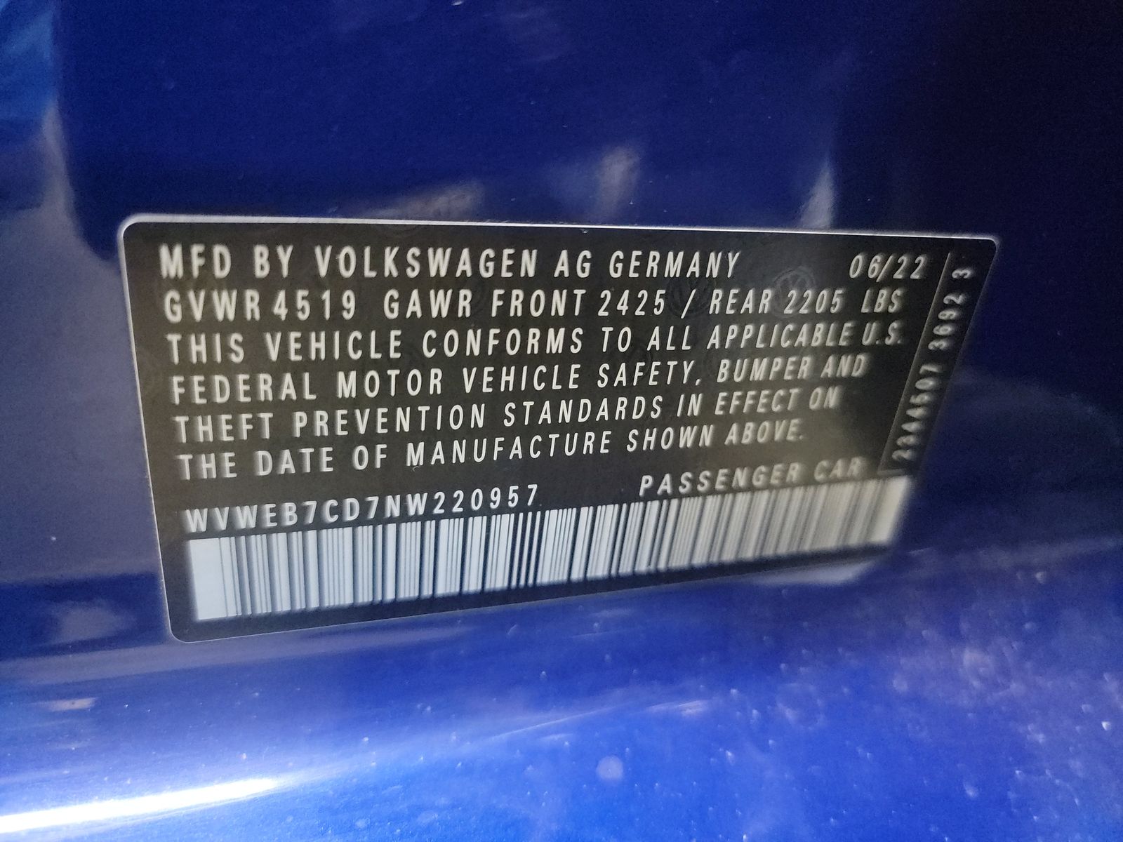 2022 Volkswagen Golf R AWD