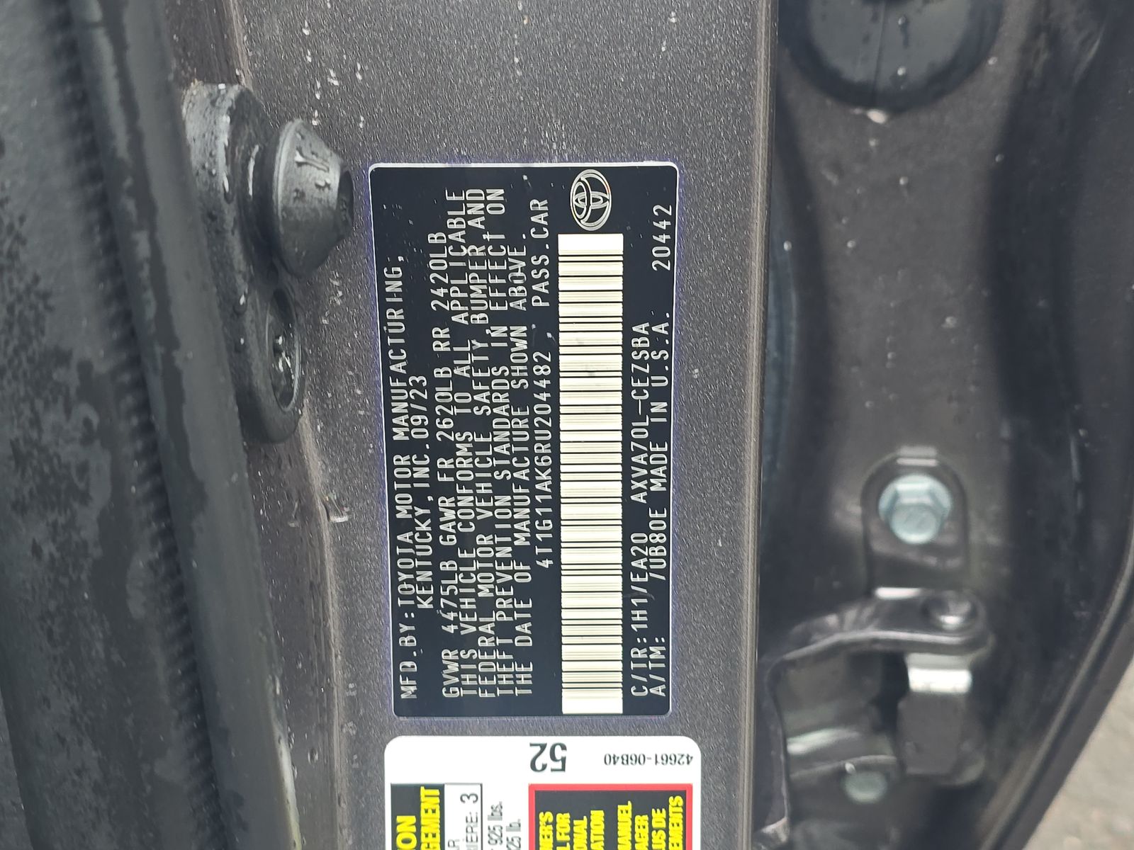 2024 Toyota Camry SE FWD