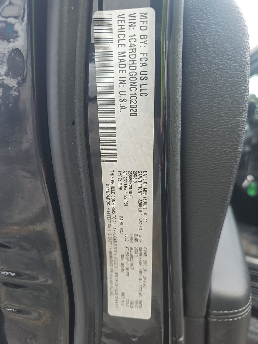 2022 Dodge Durango GT Plus RWD