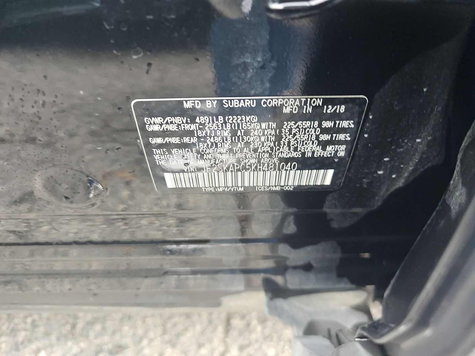 2019 Subaru Forester Sport AWD