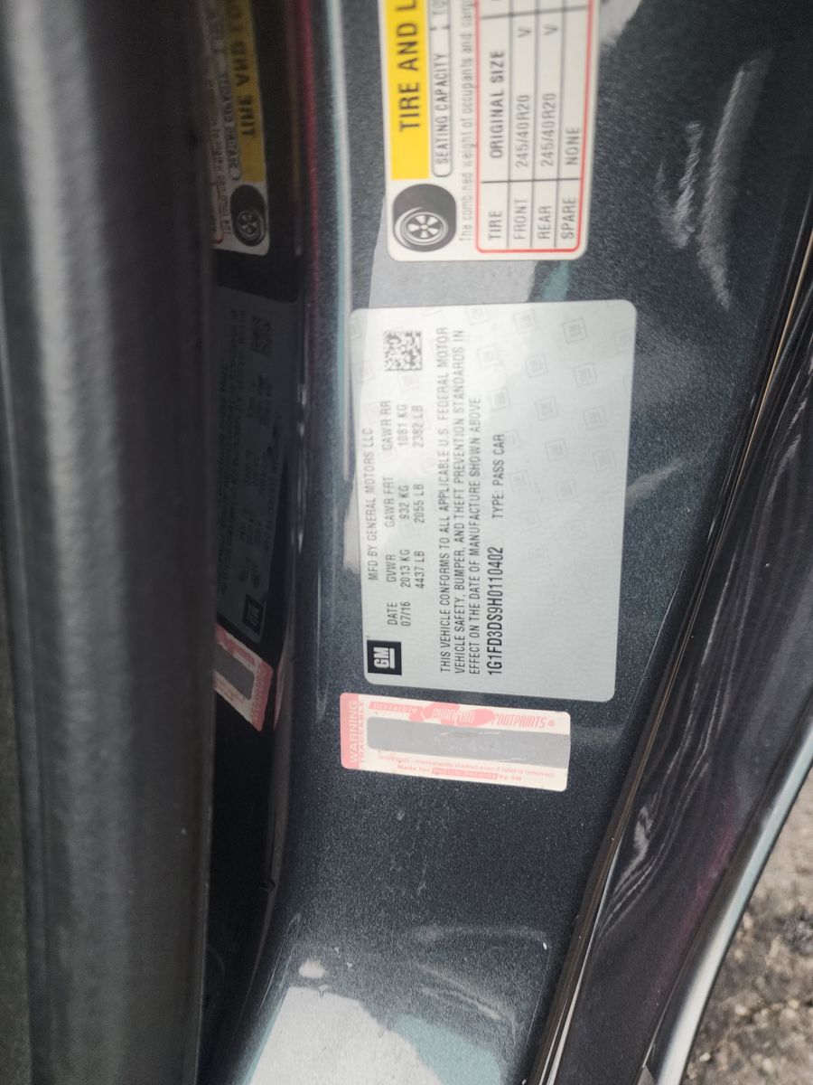 2017 Chevrolet Camaro 2LT RWD