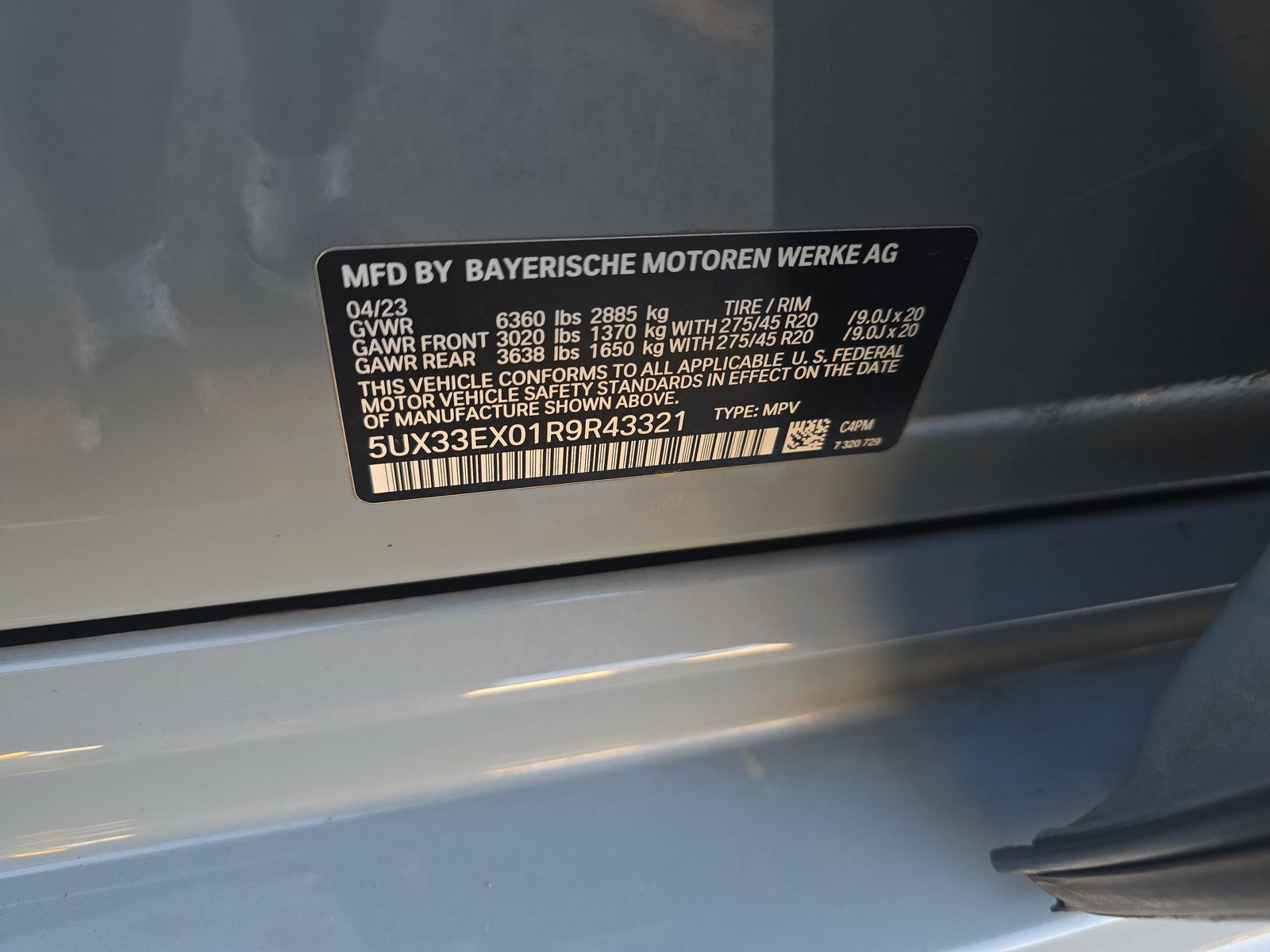 2024 BMW X6 xDrive40i AWD