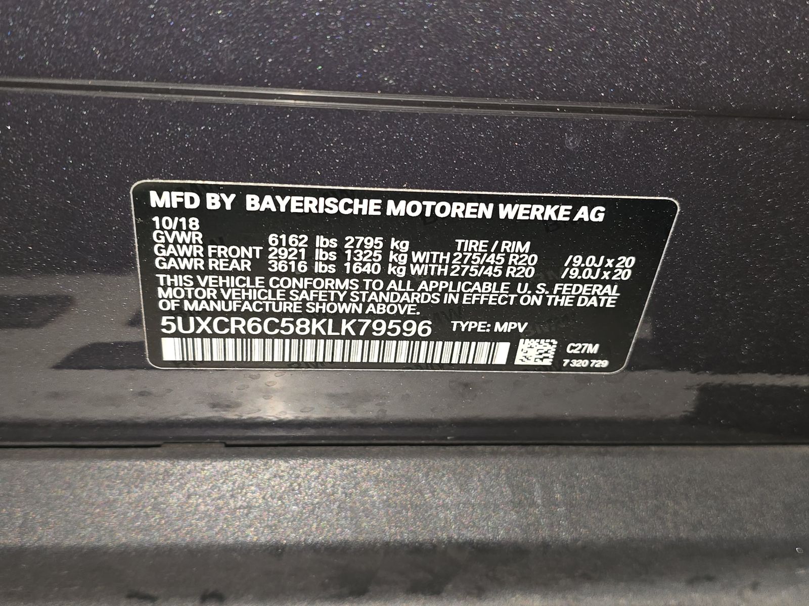 2019 BMW X5 xDrive40i AWD