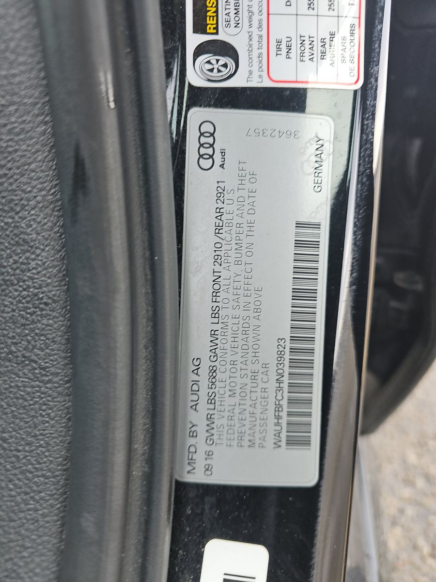 2017 Audi S6 Prestige AWD