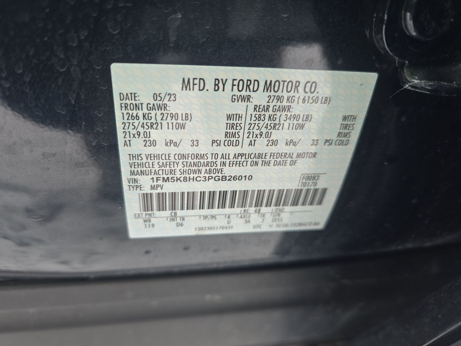 2023 Ford Explorer Platinum AWD