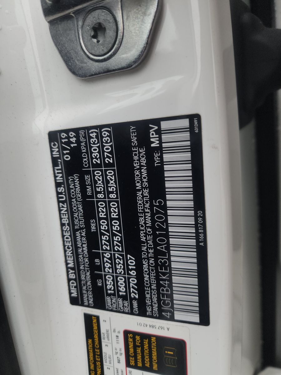 2020 Mercedes-Benz GLE GLE 350 AWD