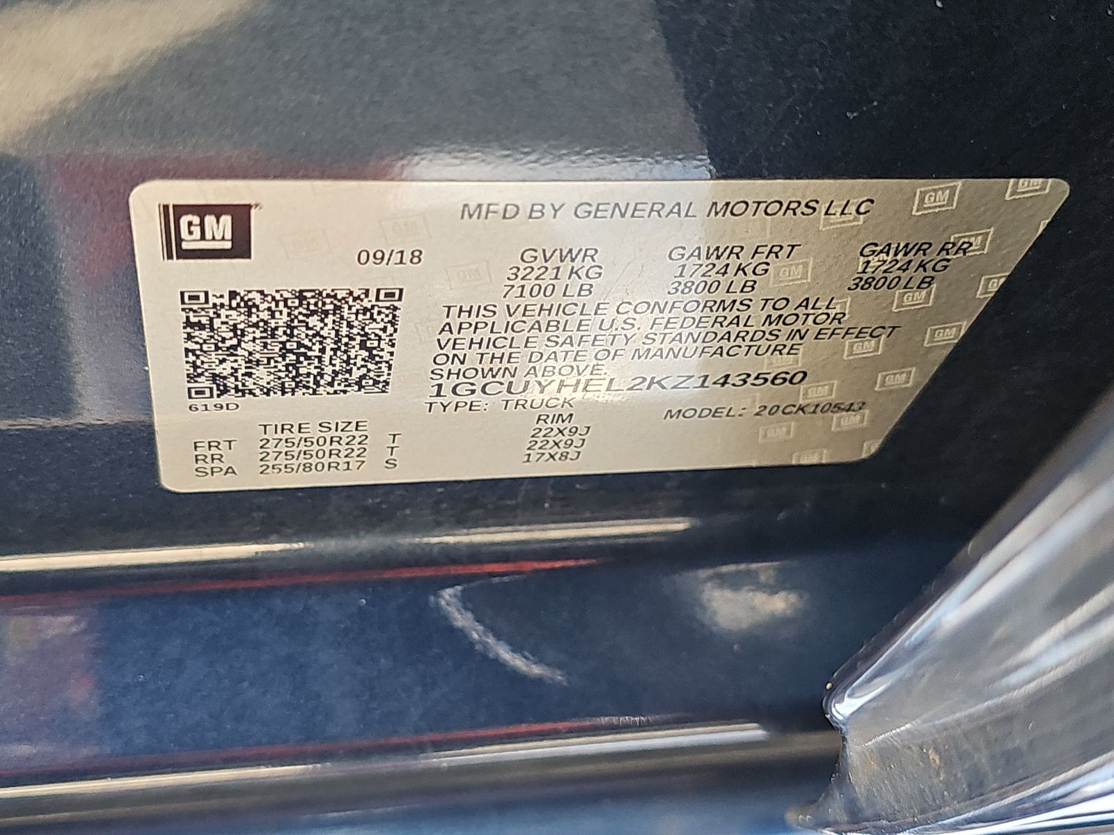 2019 Chevrolet Silverado 1500 High Country AWD