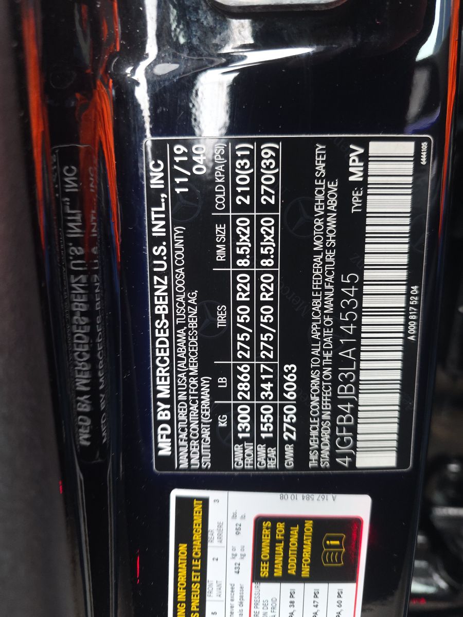 2020 Mercedes-Benz GLE GLE 350 RWD