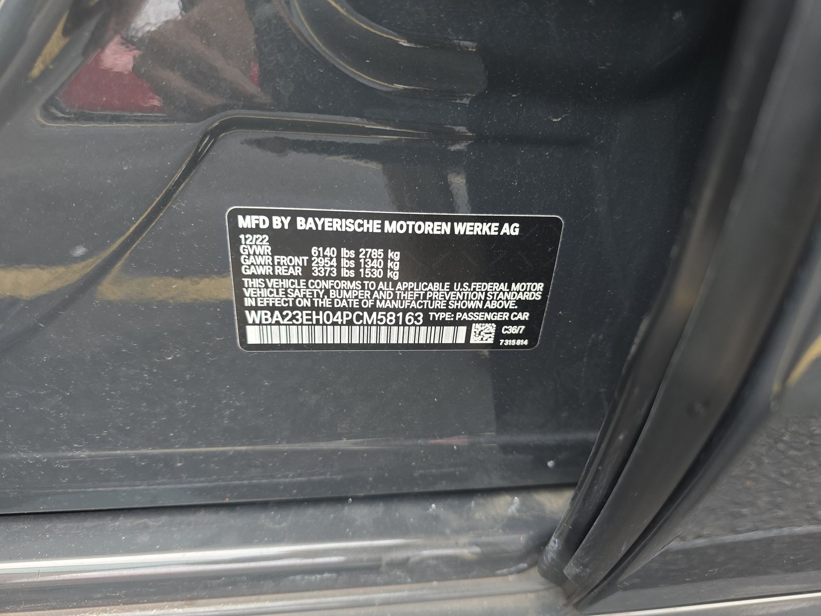 2023 BMW 7 Series 740i RWD