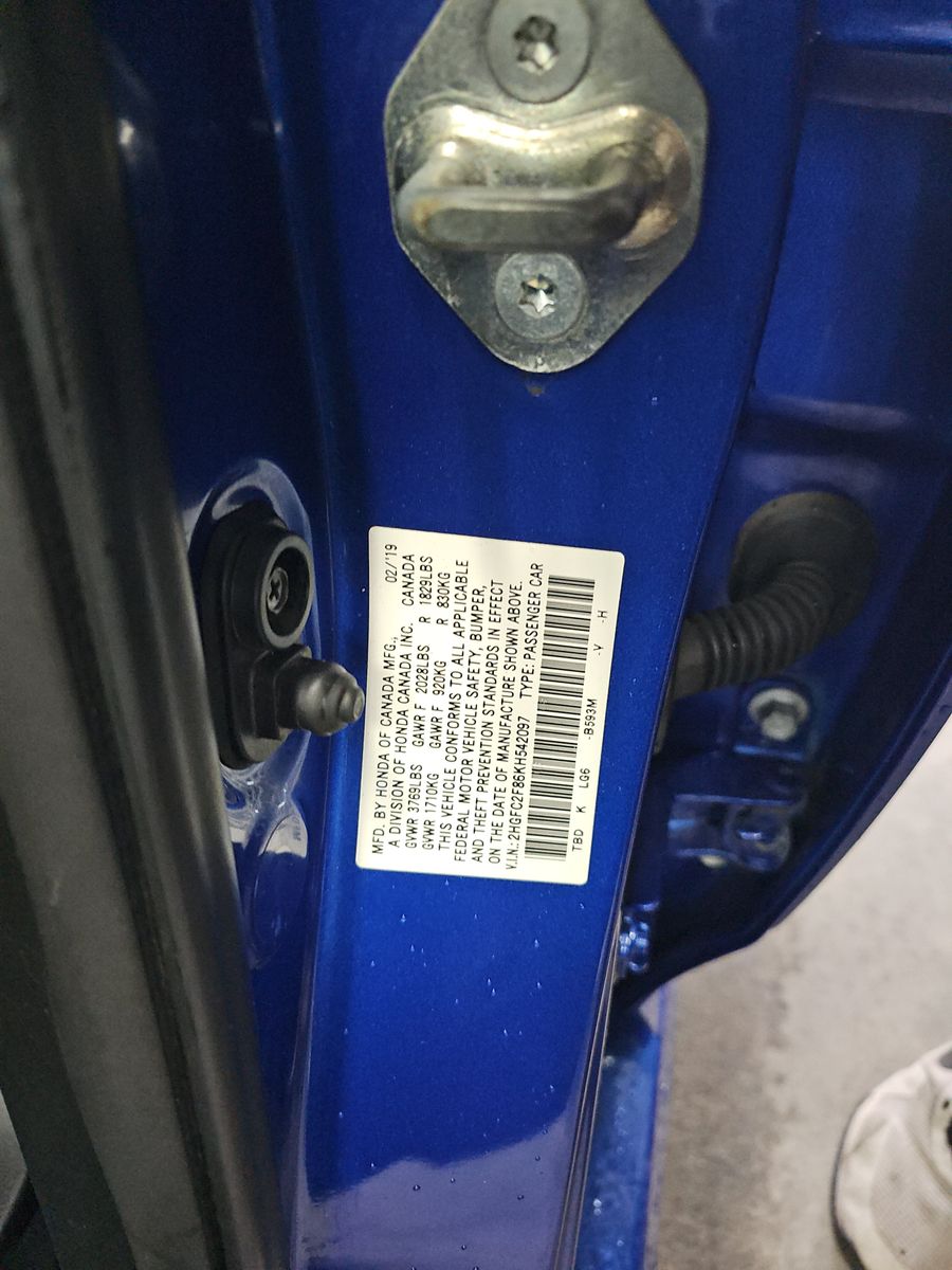 2019 Honda Civic Sport FWD