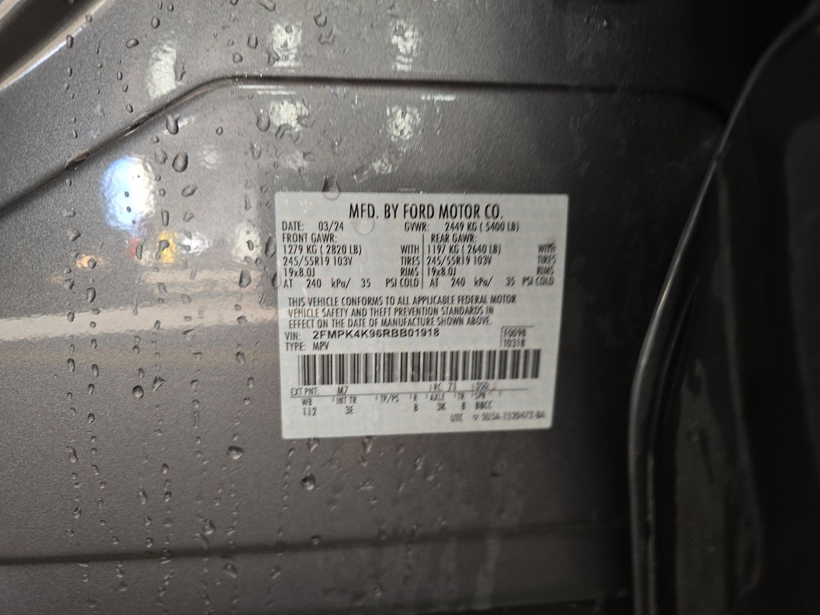 2024 Ford Edge Titanium AWD