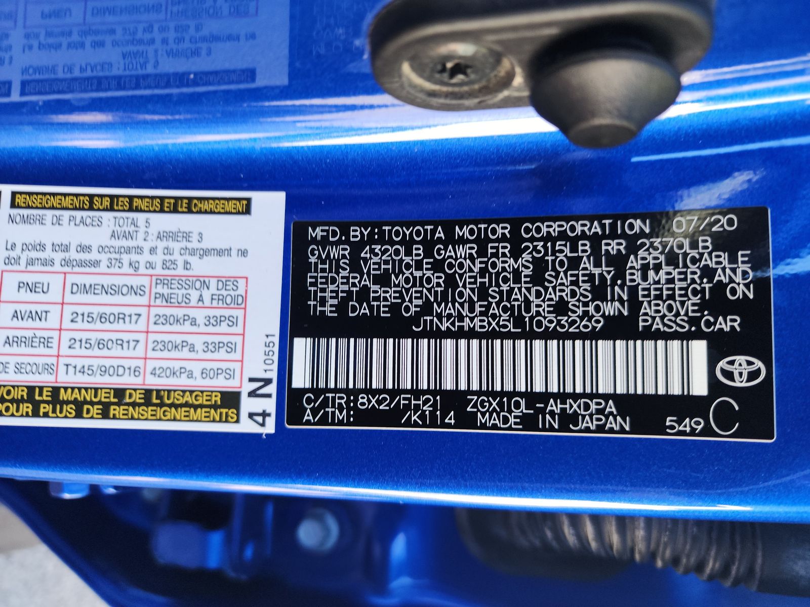 2020 Toyota C-HR LE FWD