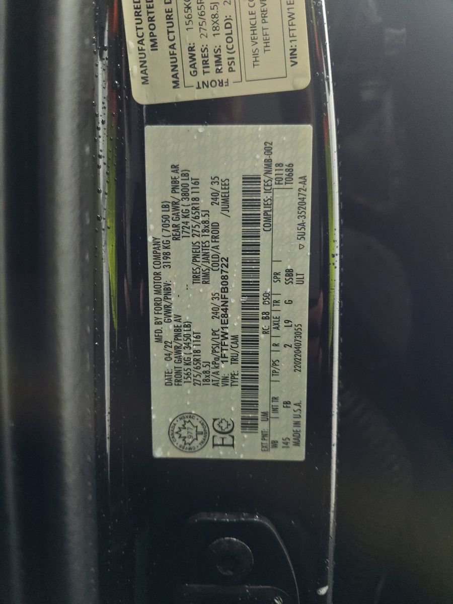 2022 Ford F-150 XLT AWD