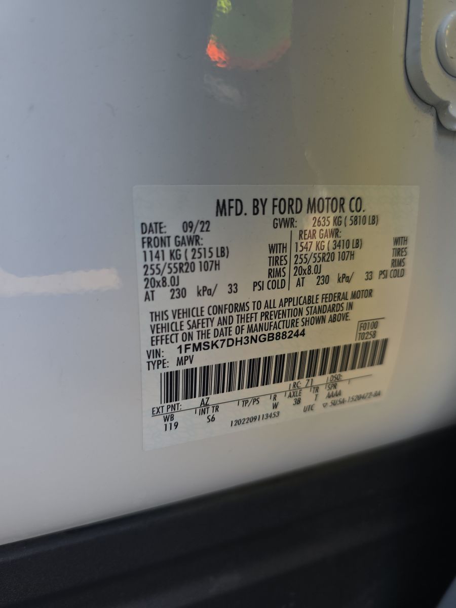 2022 Ford Explorer XLT FWD