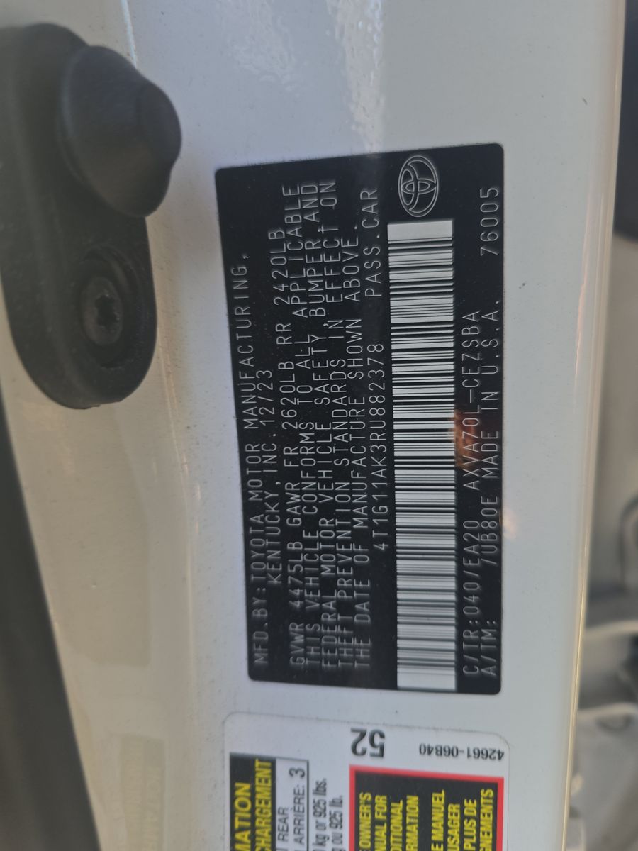 2024 Toyota Camry SE FWD