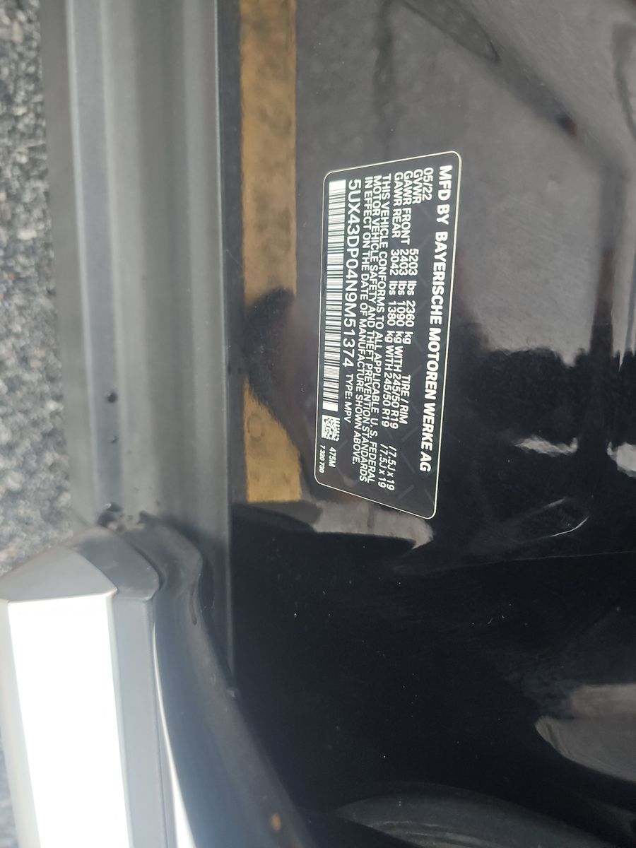 2022 BMW X3 sDrive30i RWD