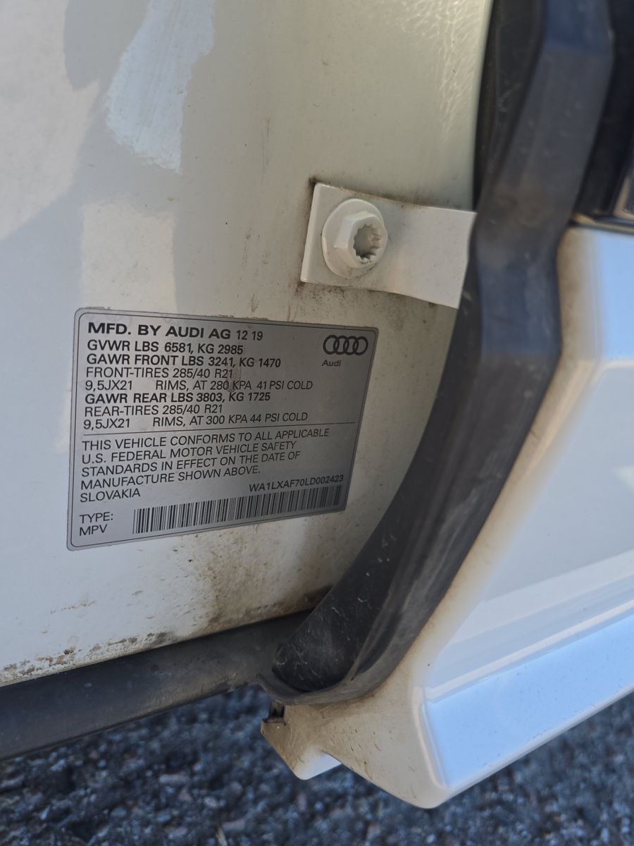 2020 Audi Q7 3.0T Premium Plus AWD