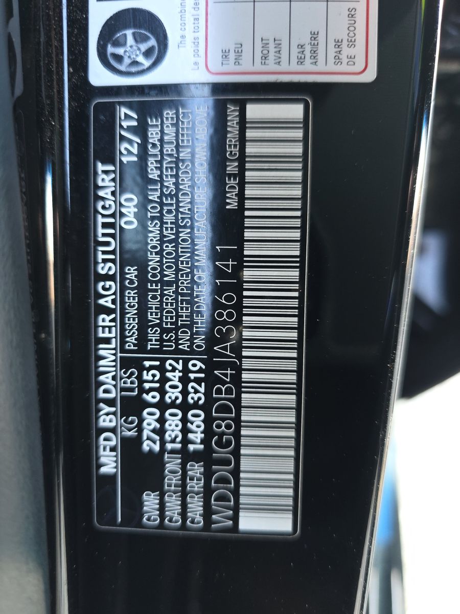 2018 Mercedes-Benz S-Class S 560 RWD