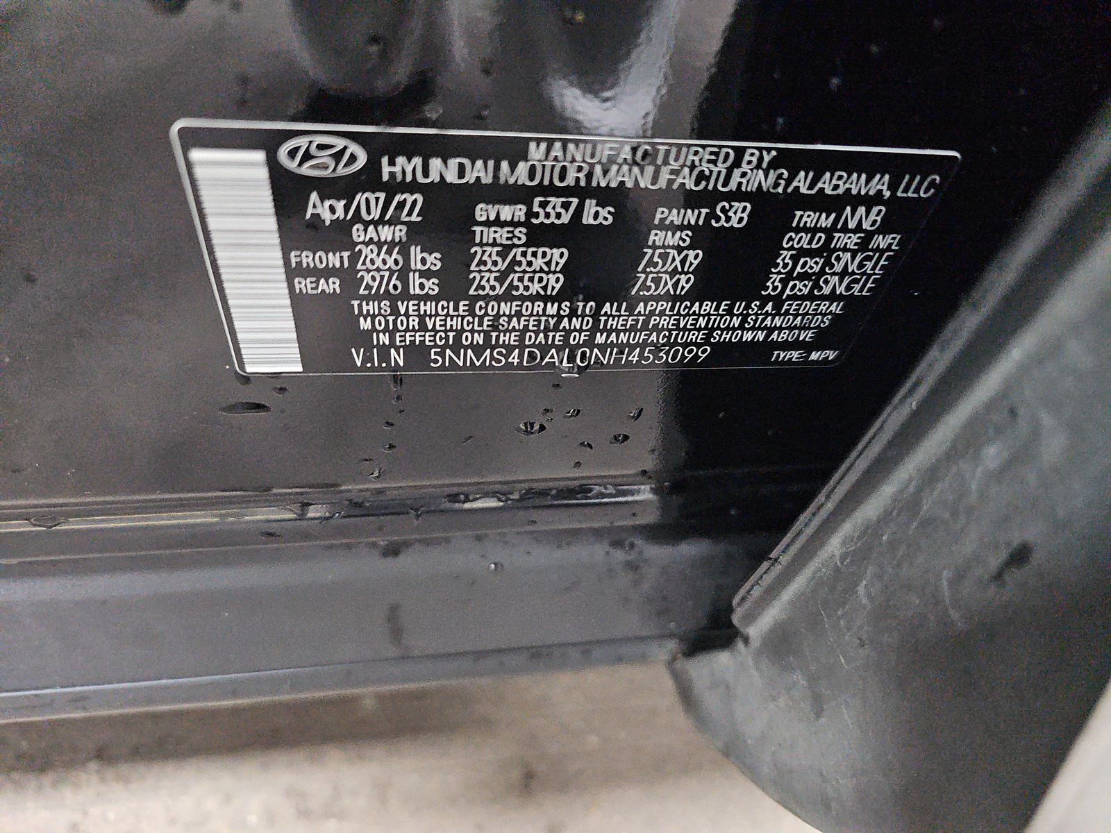 2022 Hyundai Santa Fe Limited AWD