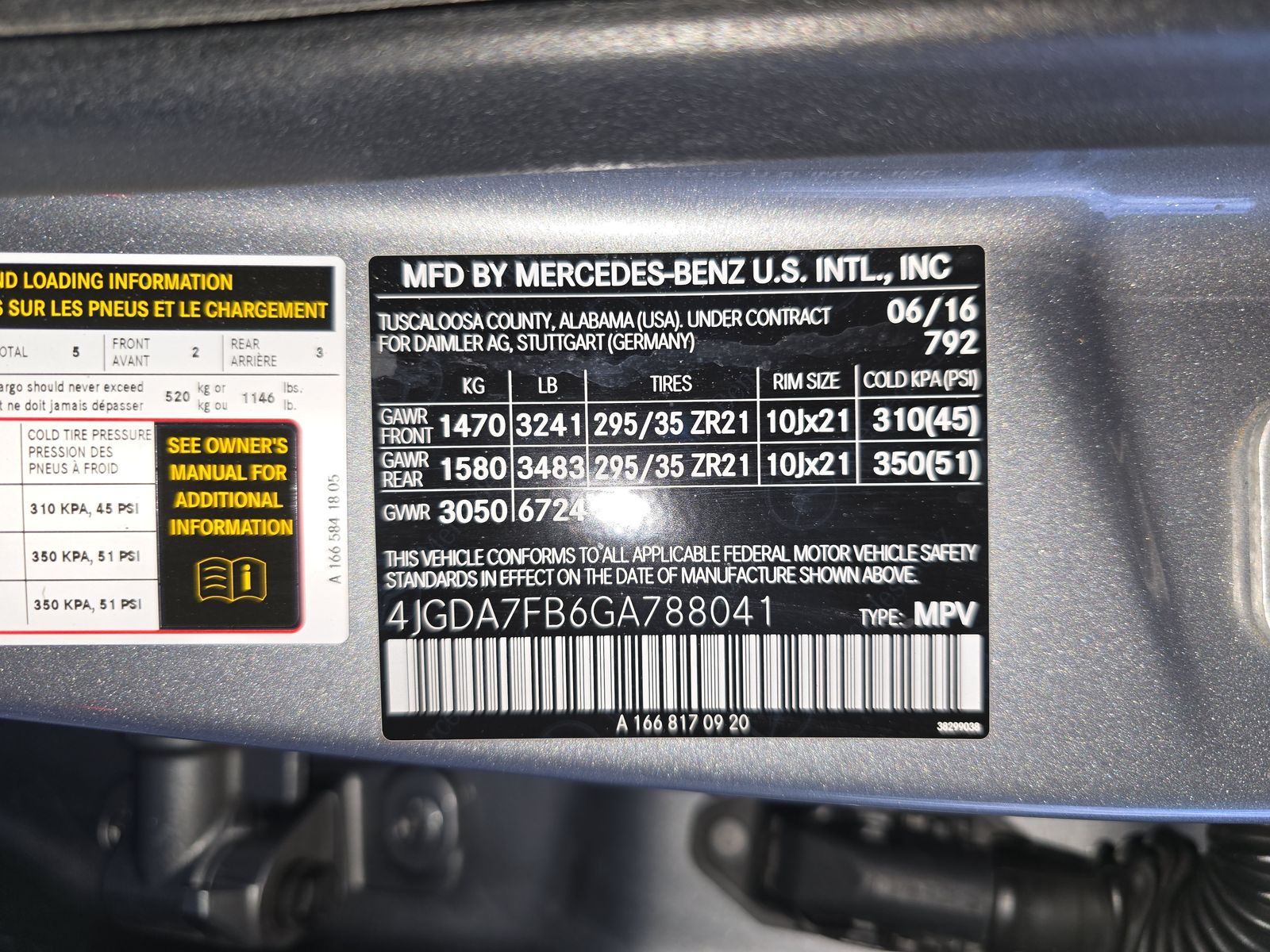 2016 Mercedes-Benz GLE AMG GLE 63 S AWD