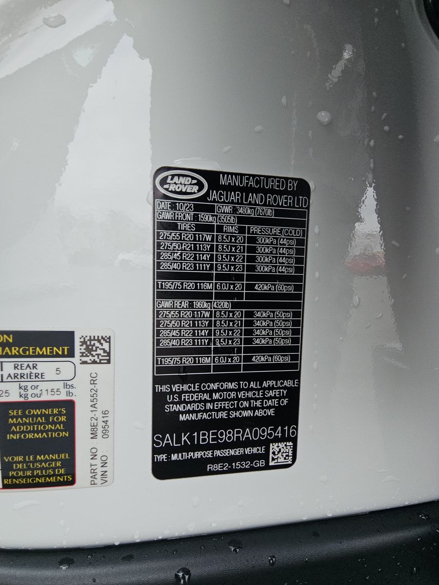 2024 Land Rover Range Rover Autobiography LWB AWD