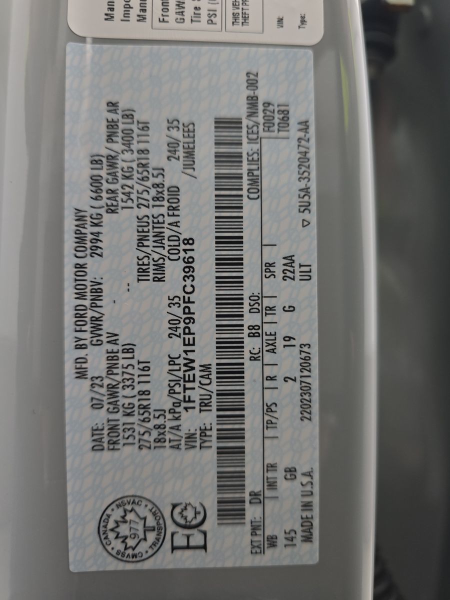 2023 Ford F-150 XL AWD