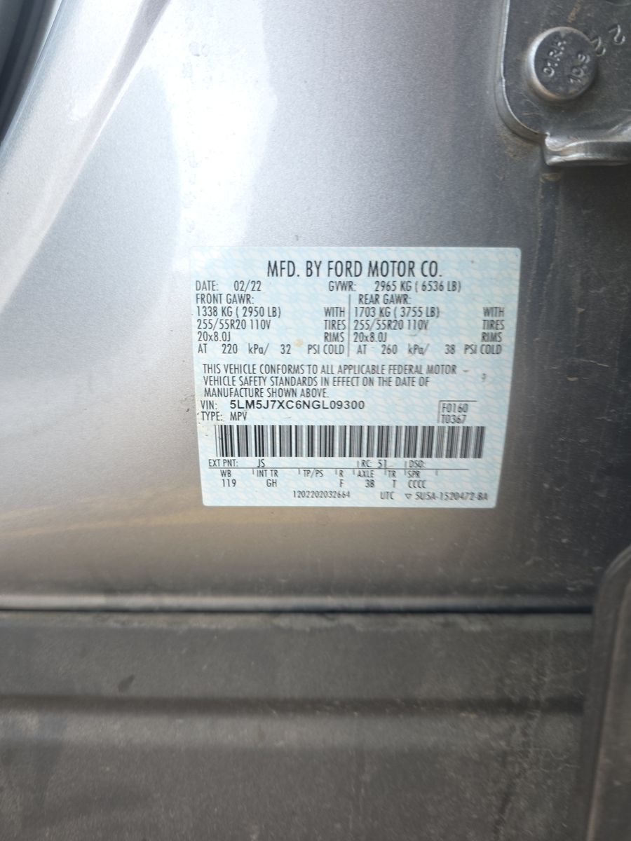 2022 Lincoln Aviator Reserve AWD