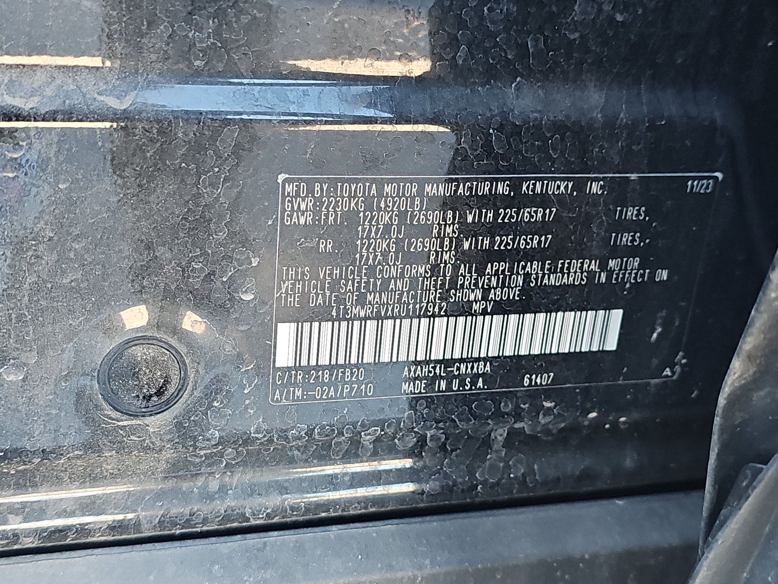 2024 Toyota RAV4 Hybrid LE AWD