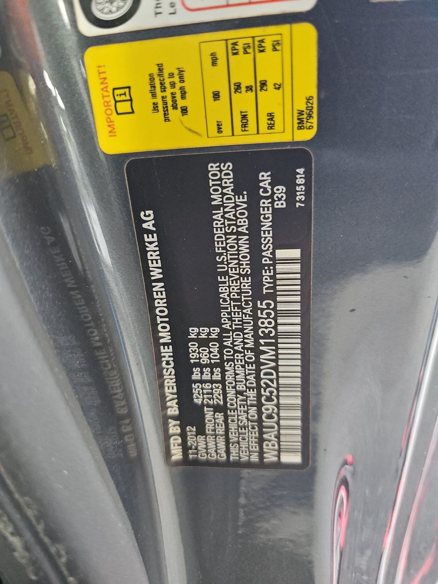 2013 BMW 1 Series 135i RWD