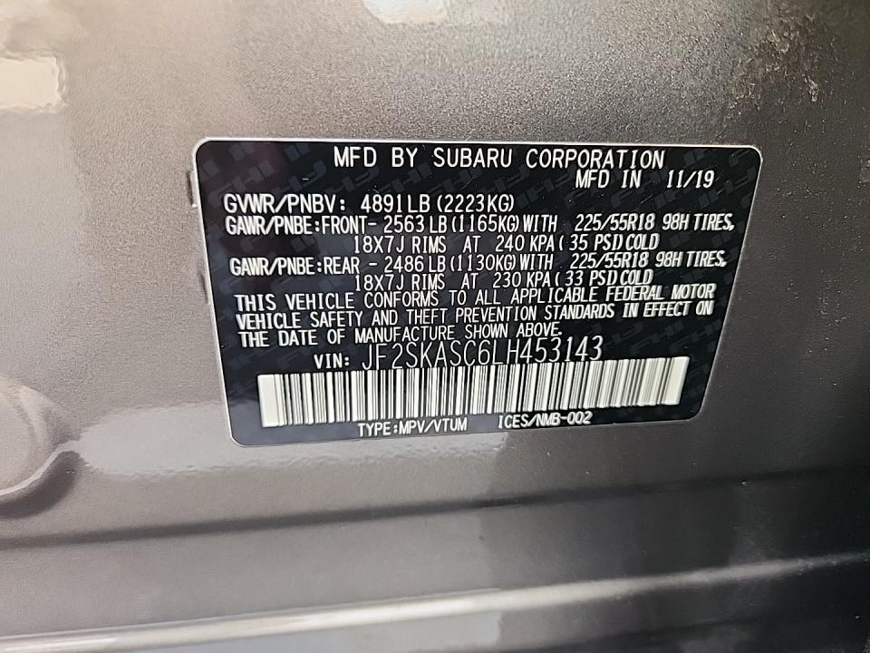 2020 Subaru Forester Limited AWD