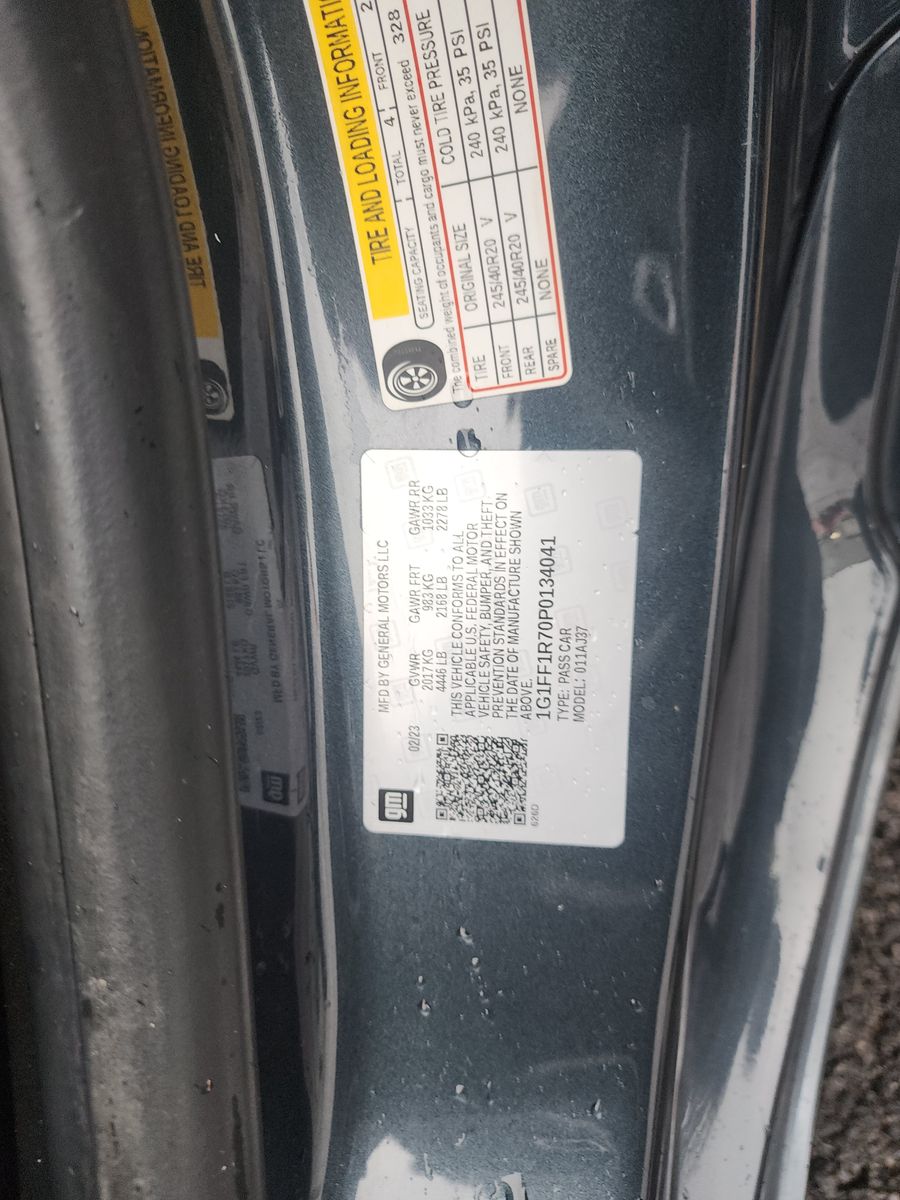 2023 Chevrolet Camaro LT1 RWD