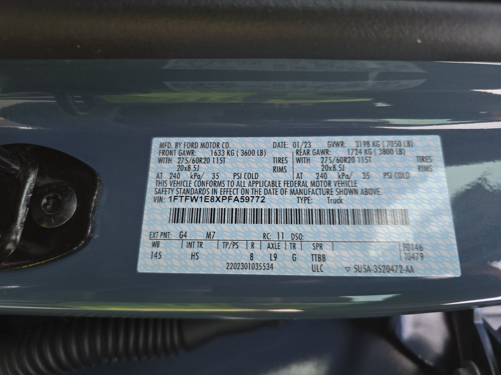 2023 Ford F-150 Lariat AWD