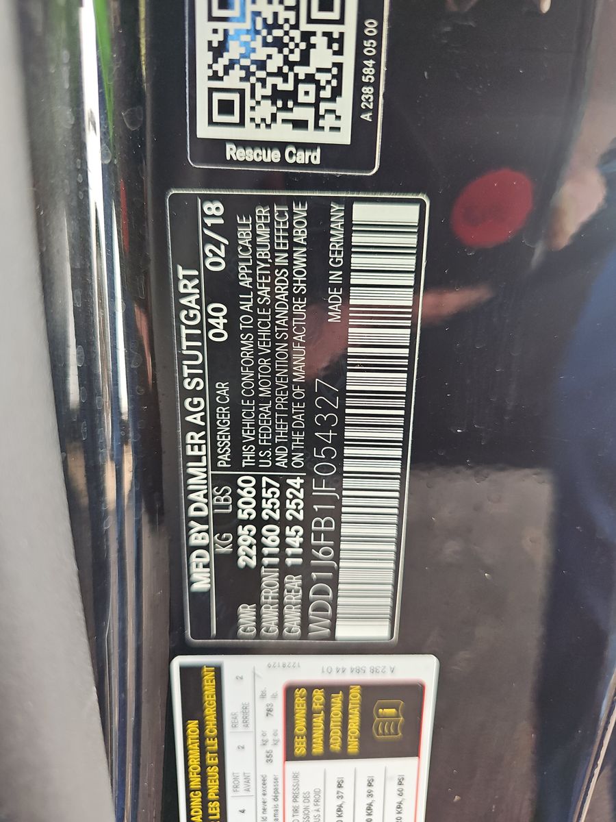 2018 Mercedes-Benz E-Class E 400 RWD