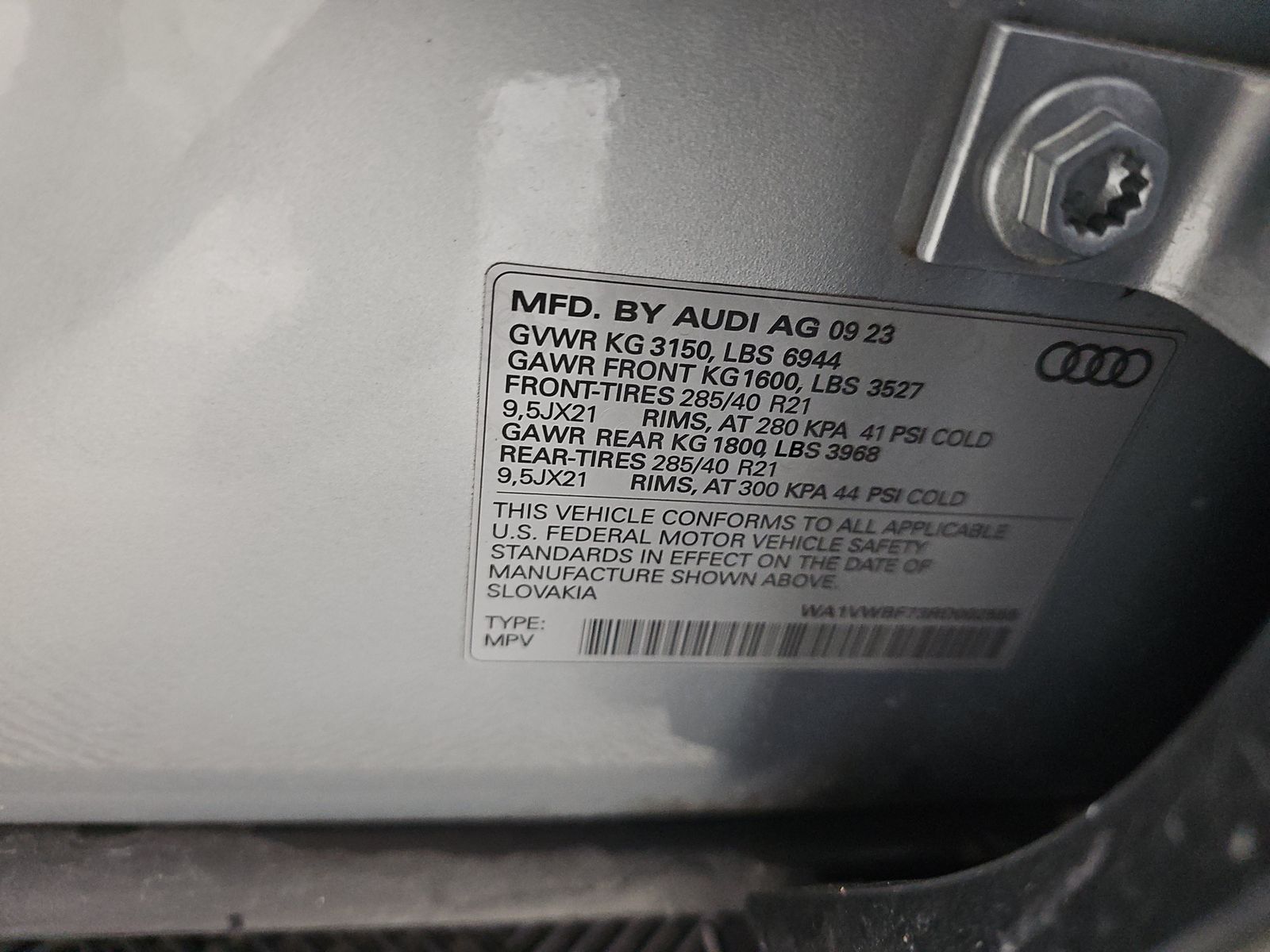 2024 Audi SQ7 Prestige AWD