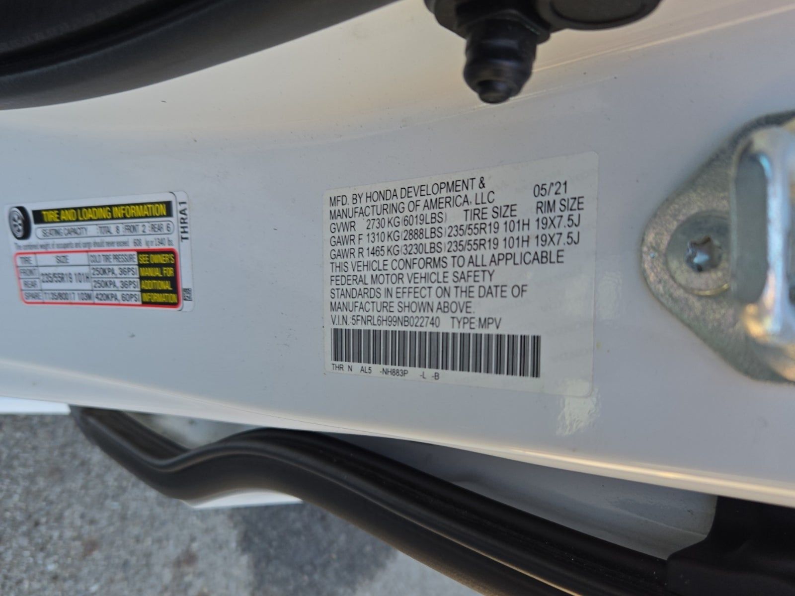 2022 Honda Odyssey Elite FWD