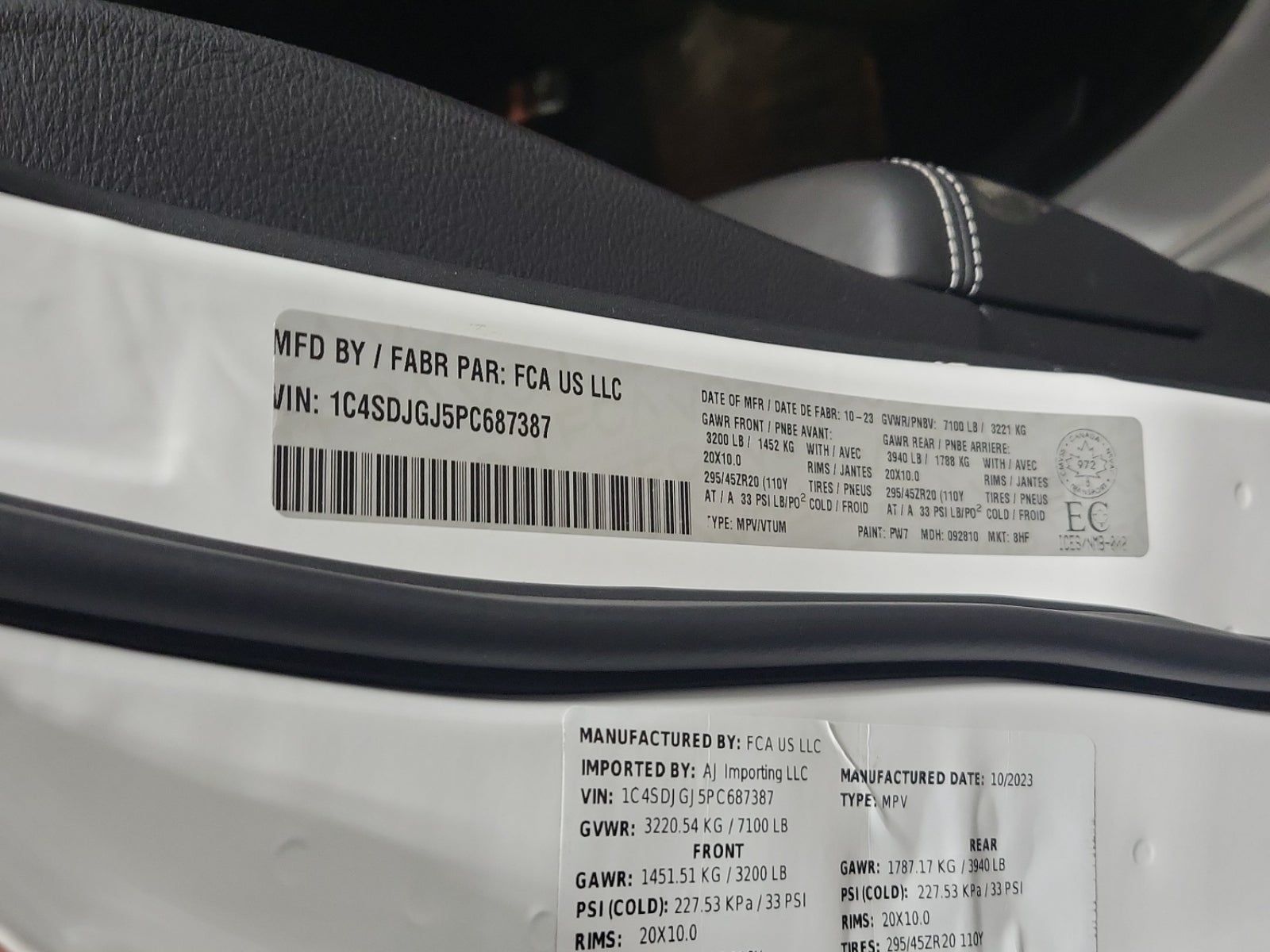 2023 Dodge Durango SRT 392 Plus AWD