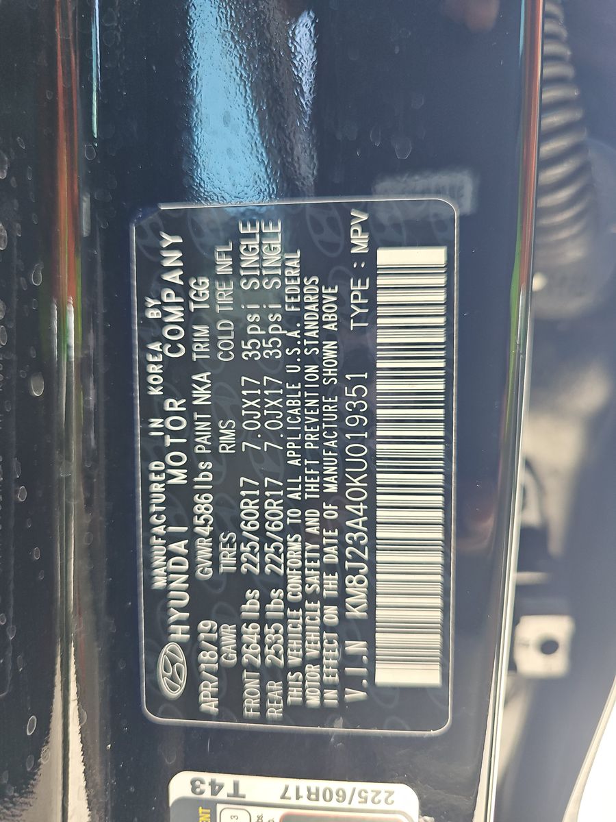 2019 Hyundai Tucson SE FWD