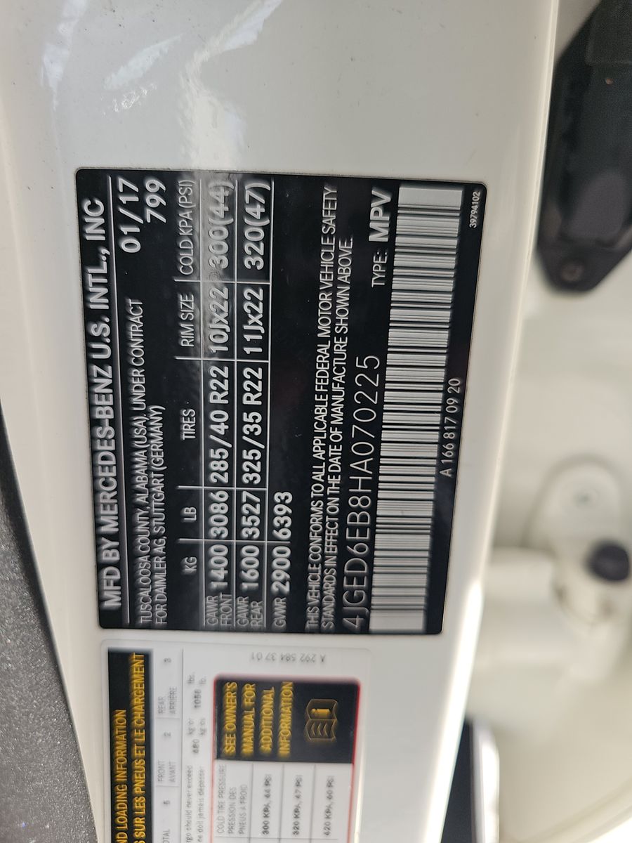 2017 Mercedes-Benz GLE AMG GLE 43 AWD