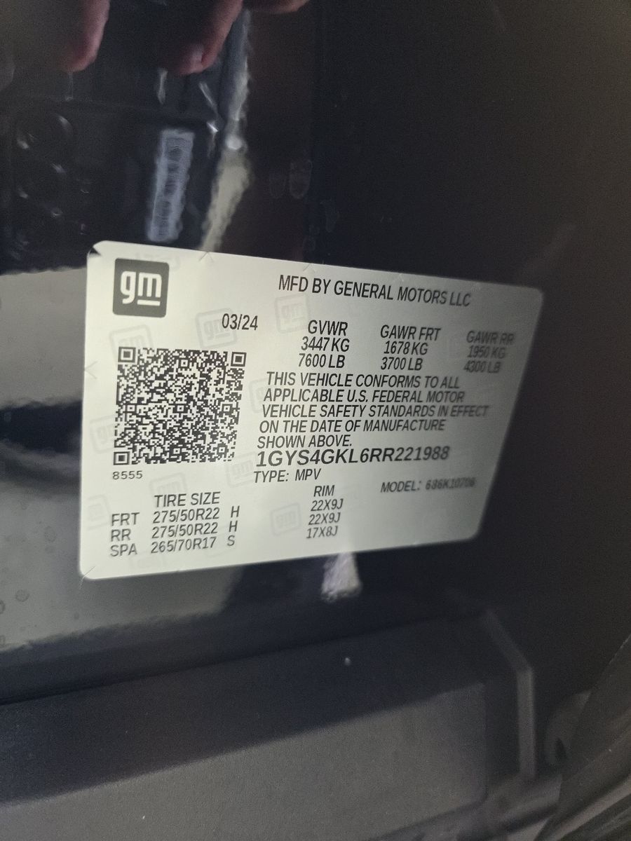 2024 Cadillac Escalade Sport Platinum AWD