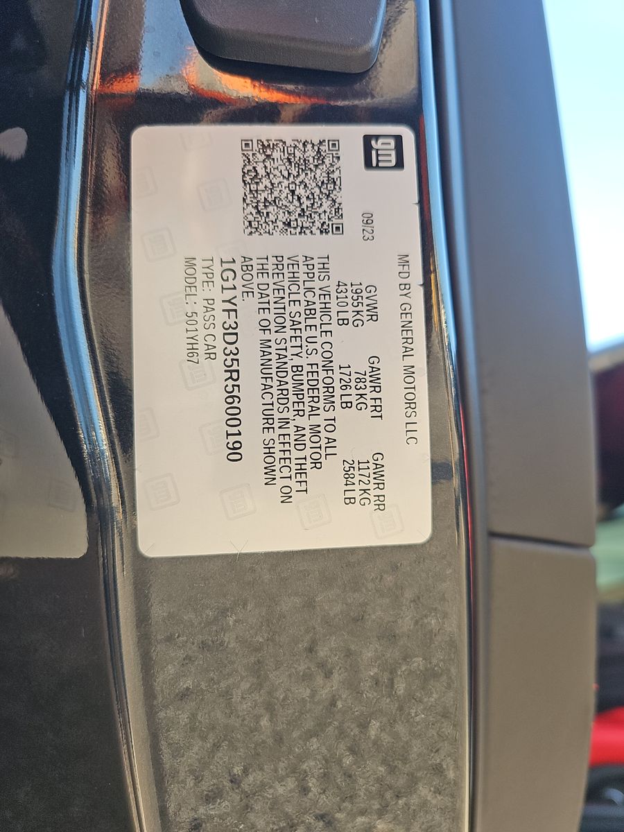 2024 Chevrolet Corvette Z06 RWD