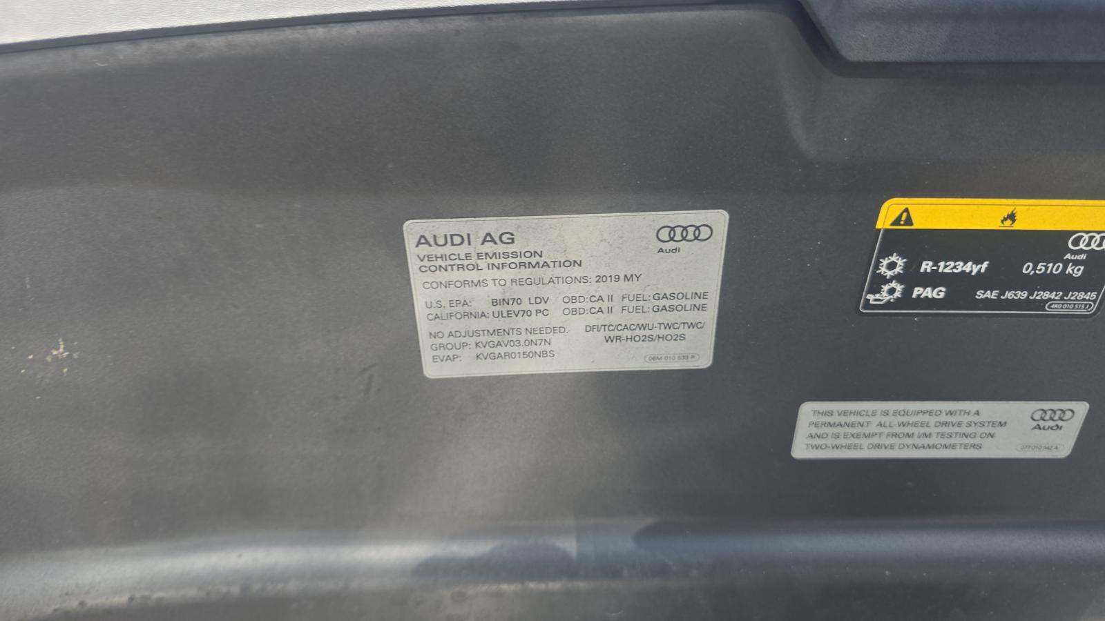 2019 Audi A7 3.0T Prestige AWD