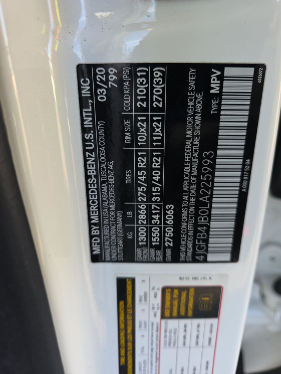 2020 Mercedes-Benz GLE GLE 350 RWD