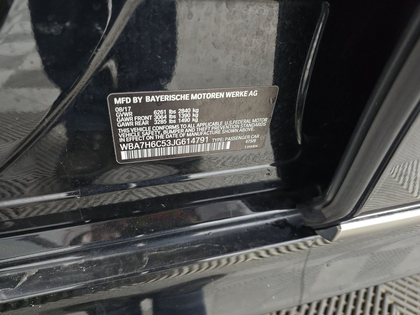 2018 BMW 7 Series M760i xDrive AWD