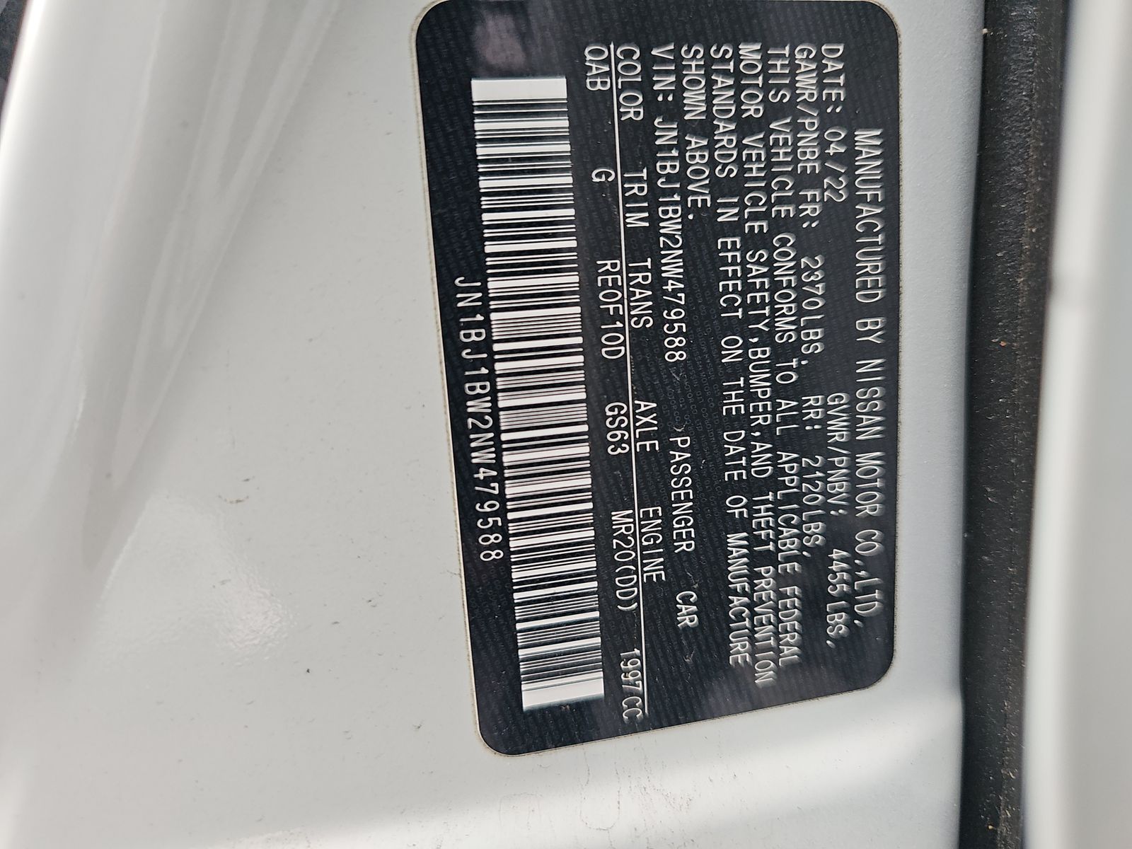 2022 Nissan Rogue Sport SV AWD