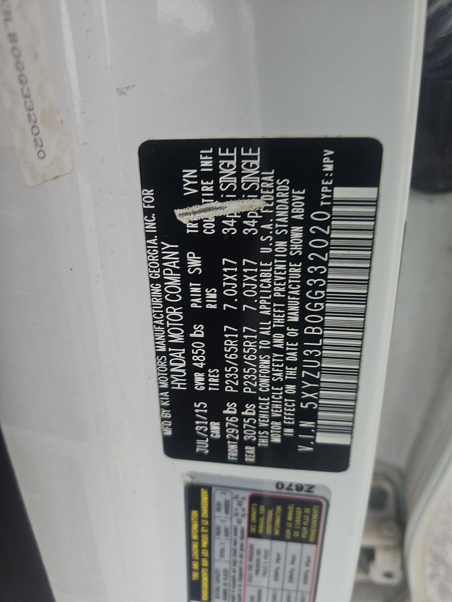 2016 Hyundai Santa Fe Sport Base FWD