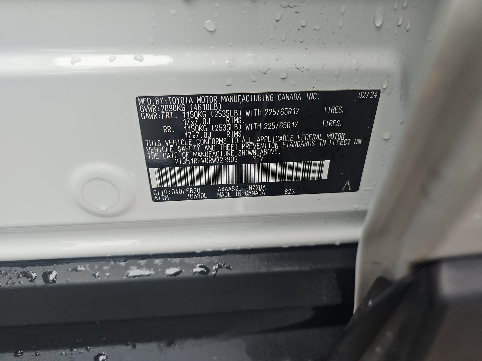 2024 Toyota RAV4 LE FWD